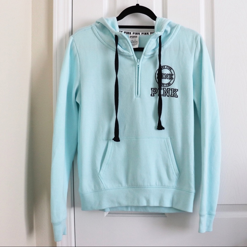 Victoria’s Secret Pink Half Zip Hoodie (XS)